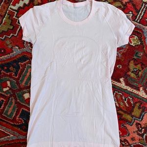 Lululemon Pink Short Sleeve Swiftly Tech Shirt